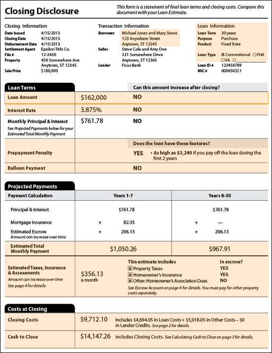 Settlement Statement