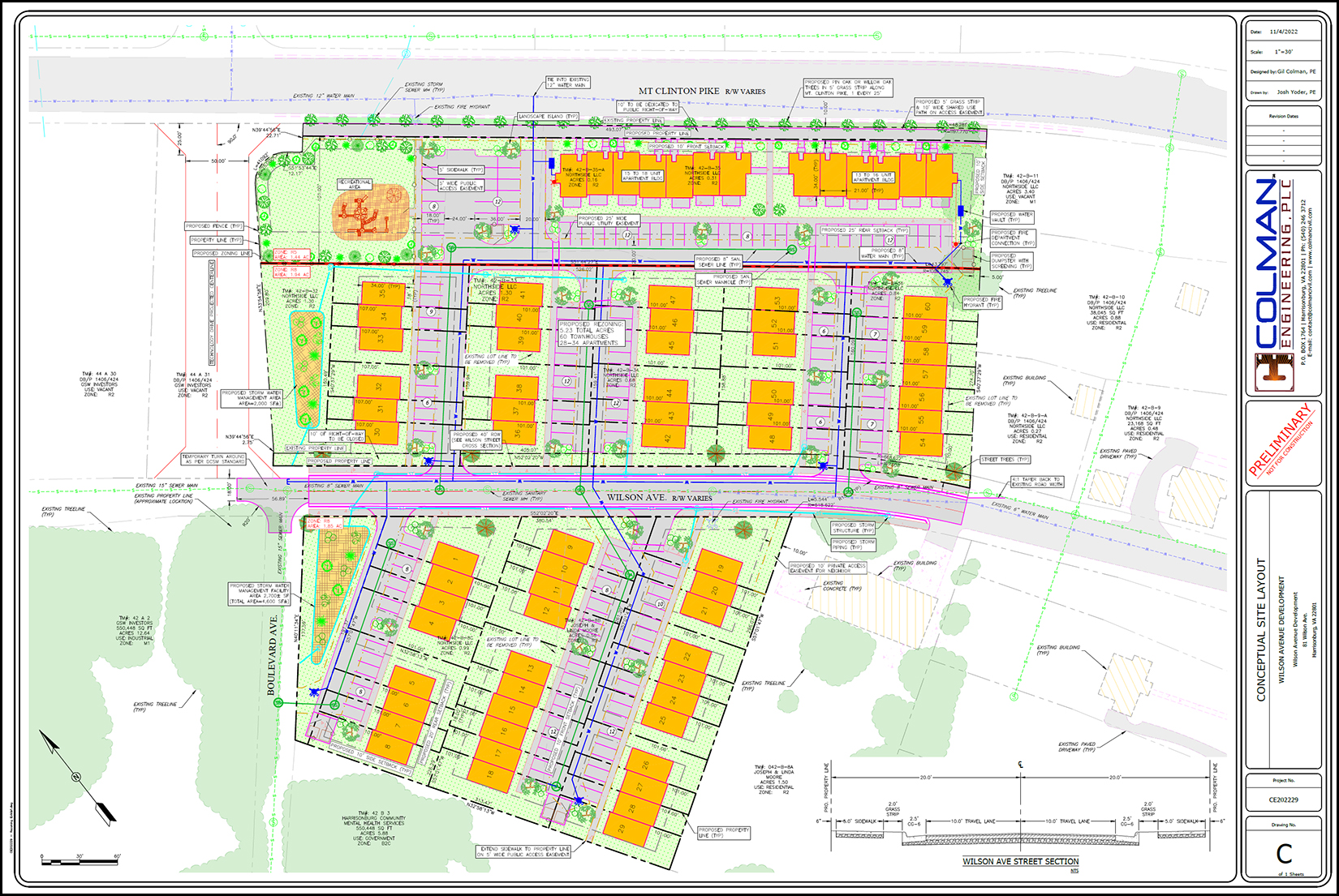 Townhouses, Apartments