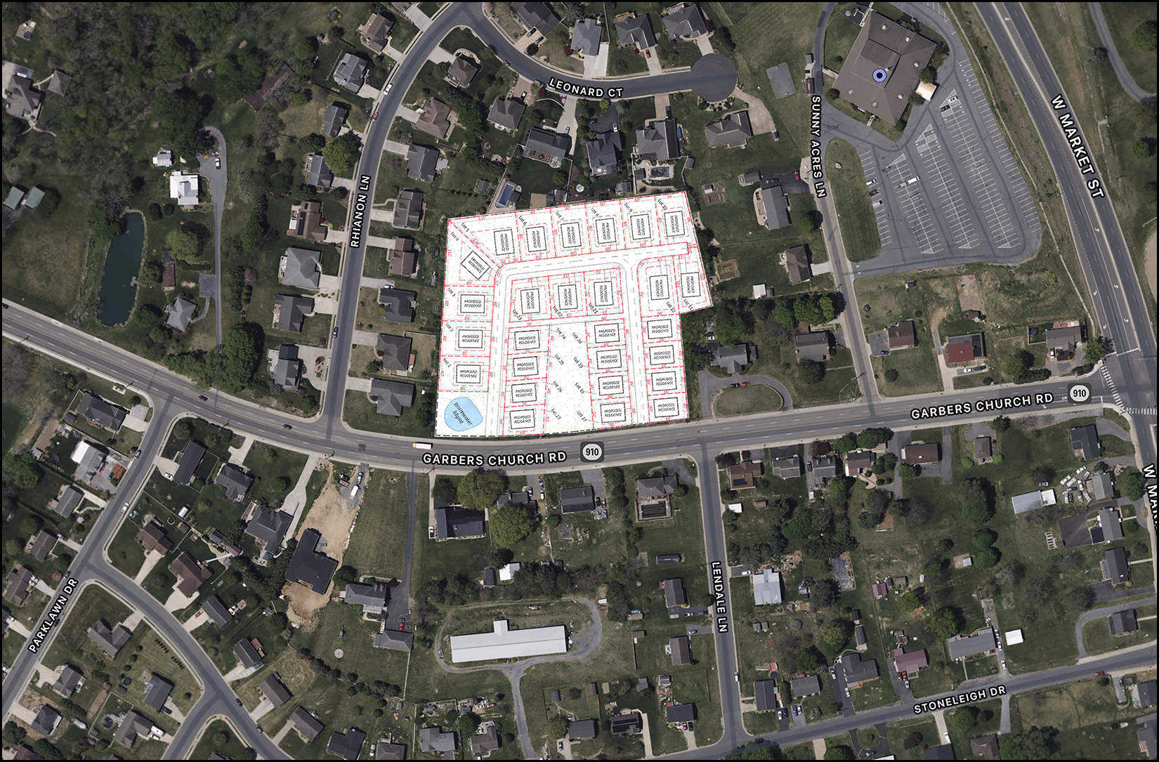 Proposed Development on Garbers Church Road