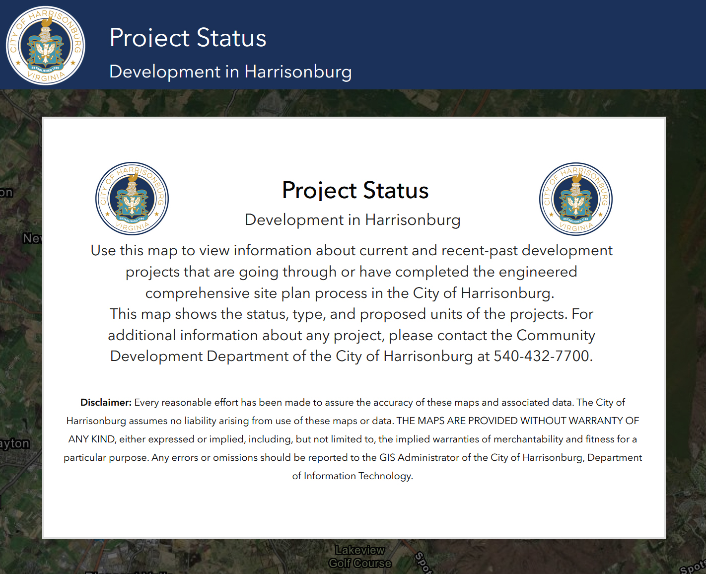 Harrisonburg Development Tracker