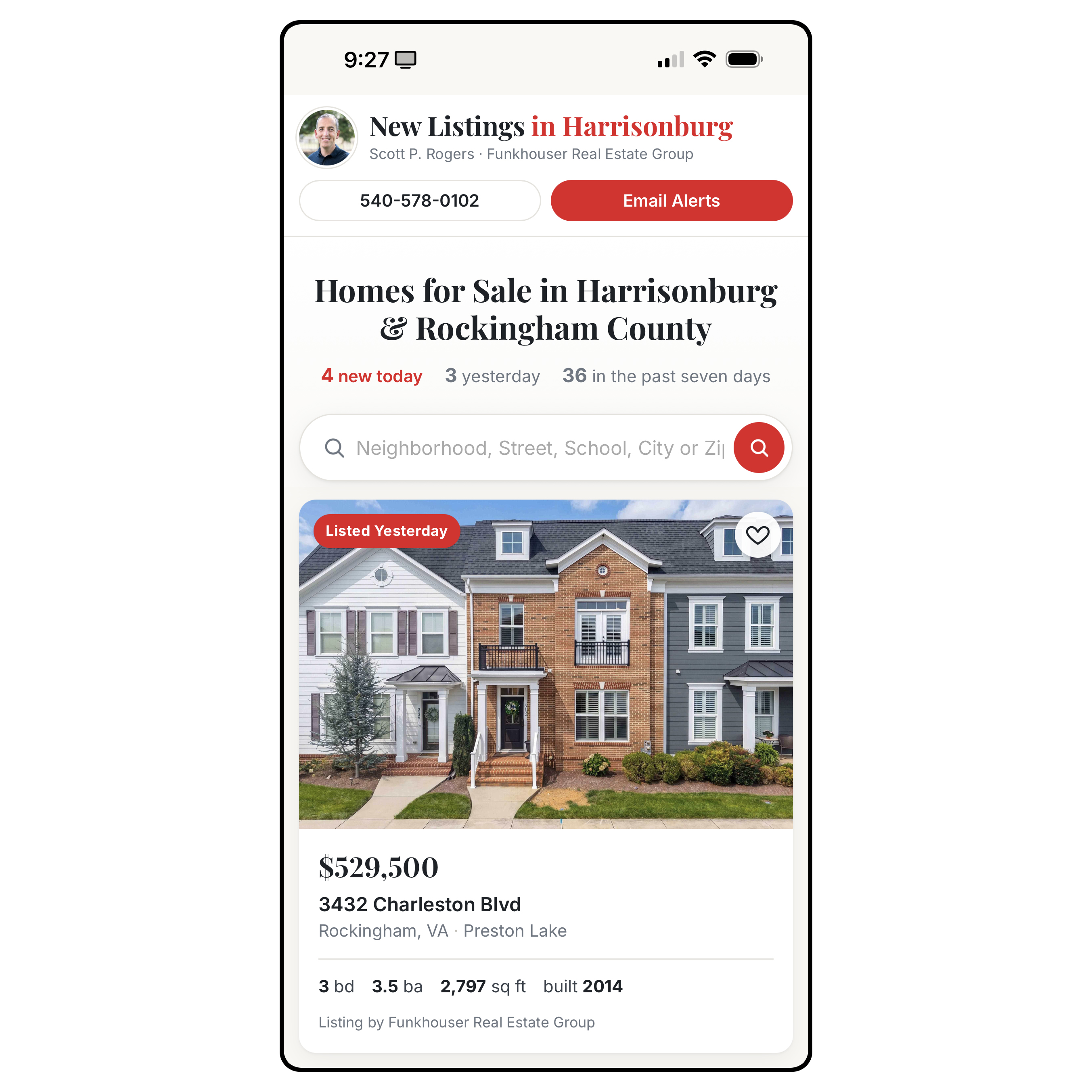 New Listing Website