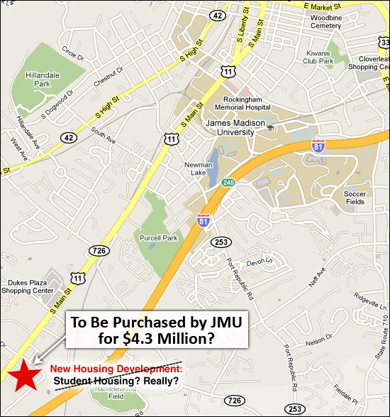 60 Acres to be purchased by JMU