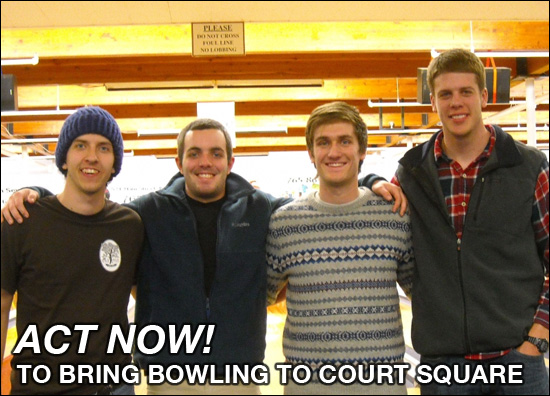 Bring Bowling to Court Square in Downtown Harrisonburg