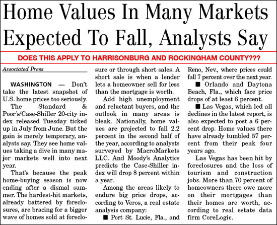 Will Home Values Fall?
