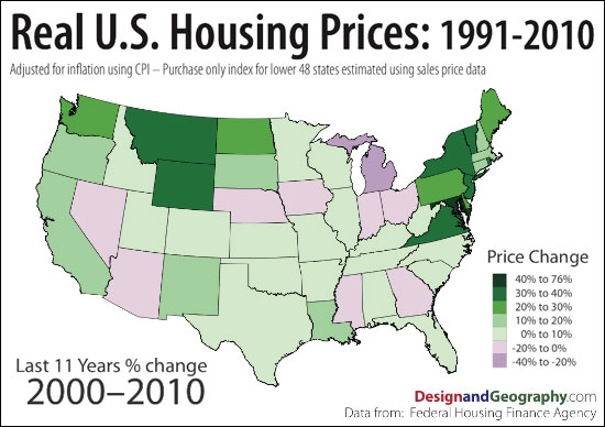 Housing Prices Over 11 Years