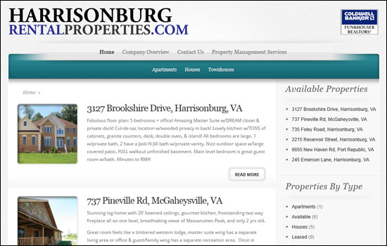 Finding a rental property in or near Harrisonburg, VA ...