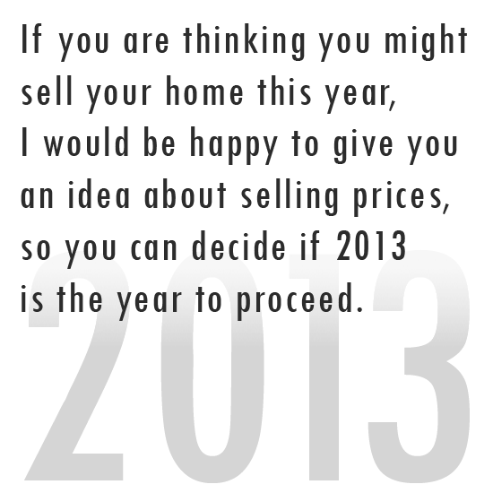 Selling in 2013?