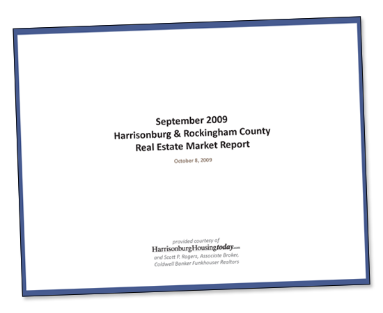 September 2009 Harrisonburg & Rockingham County Real Estate Market Report