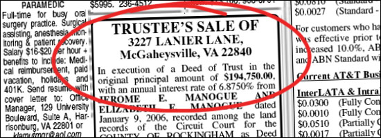Trustee Sale