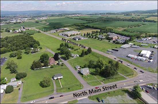 Site of new grocery store on Mt Clinton Pike