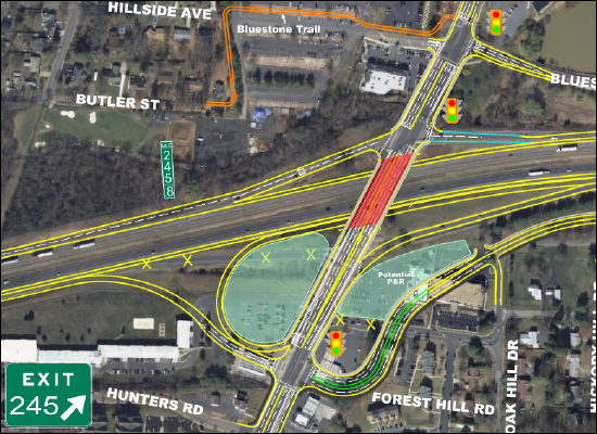 Changes to Exit 245