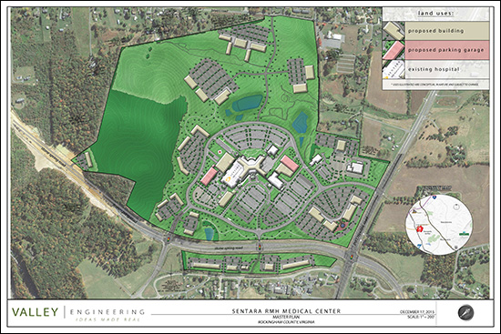 Master Plan of Sentara RMH Medical Center