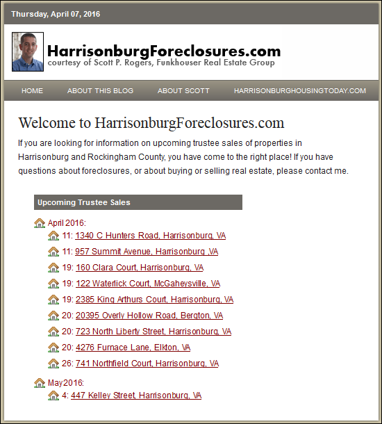 HarrisonburgForeclosures.com