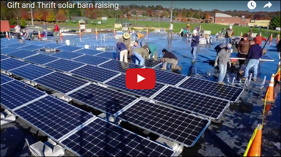 Gift & Thrift Solar Barn Raising