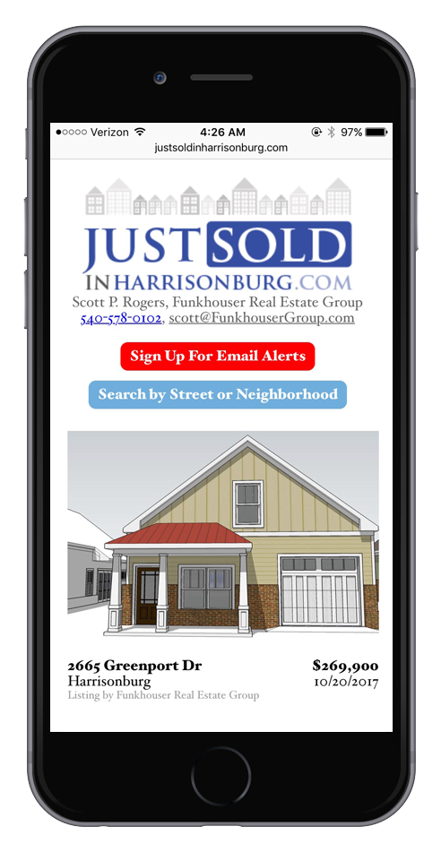 JustSoldInHarrisonburg.com