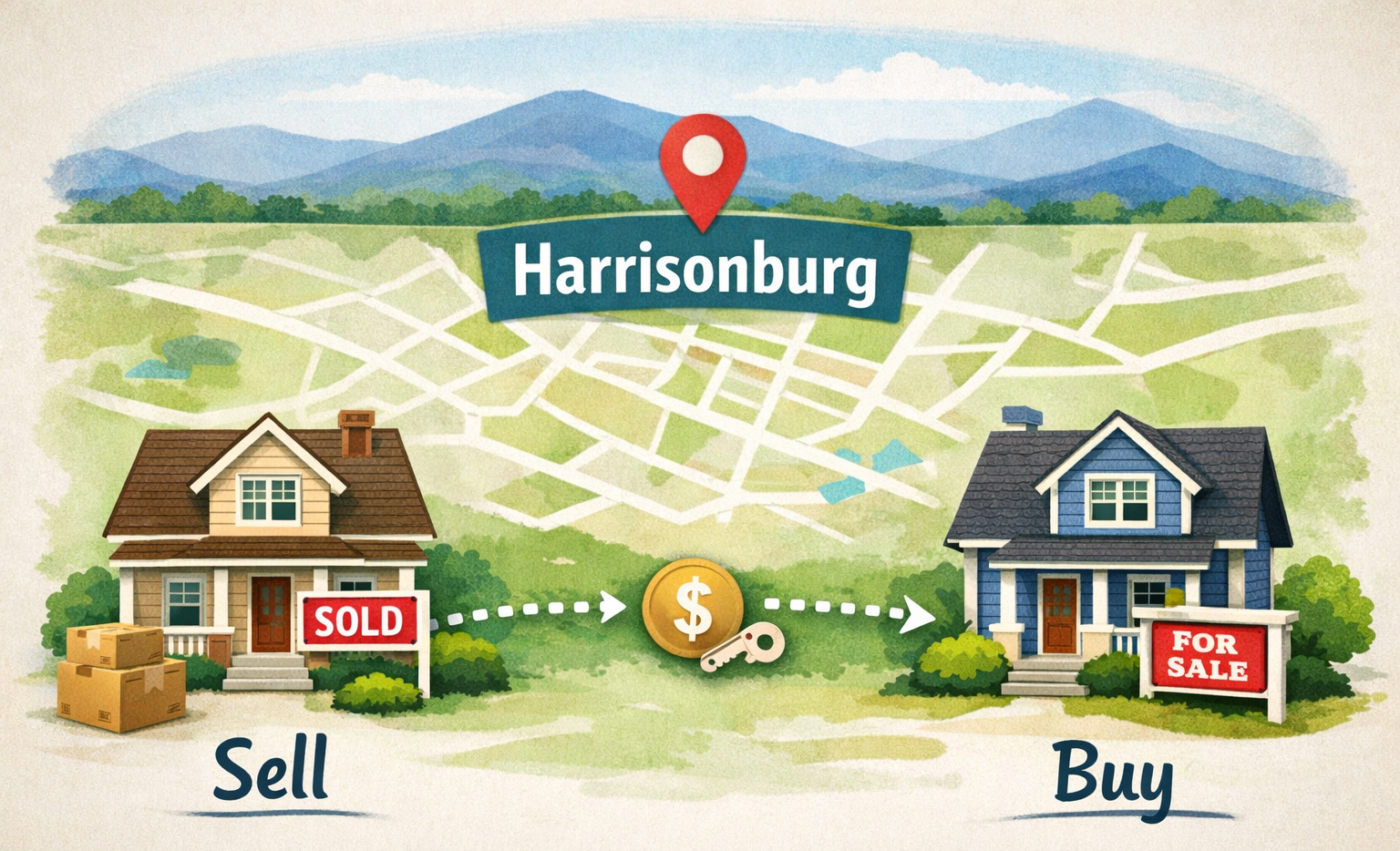 Selling, then Buying