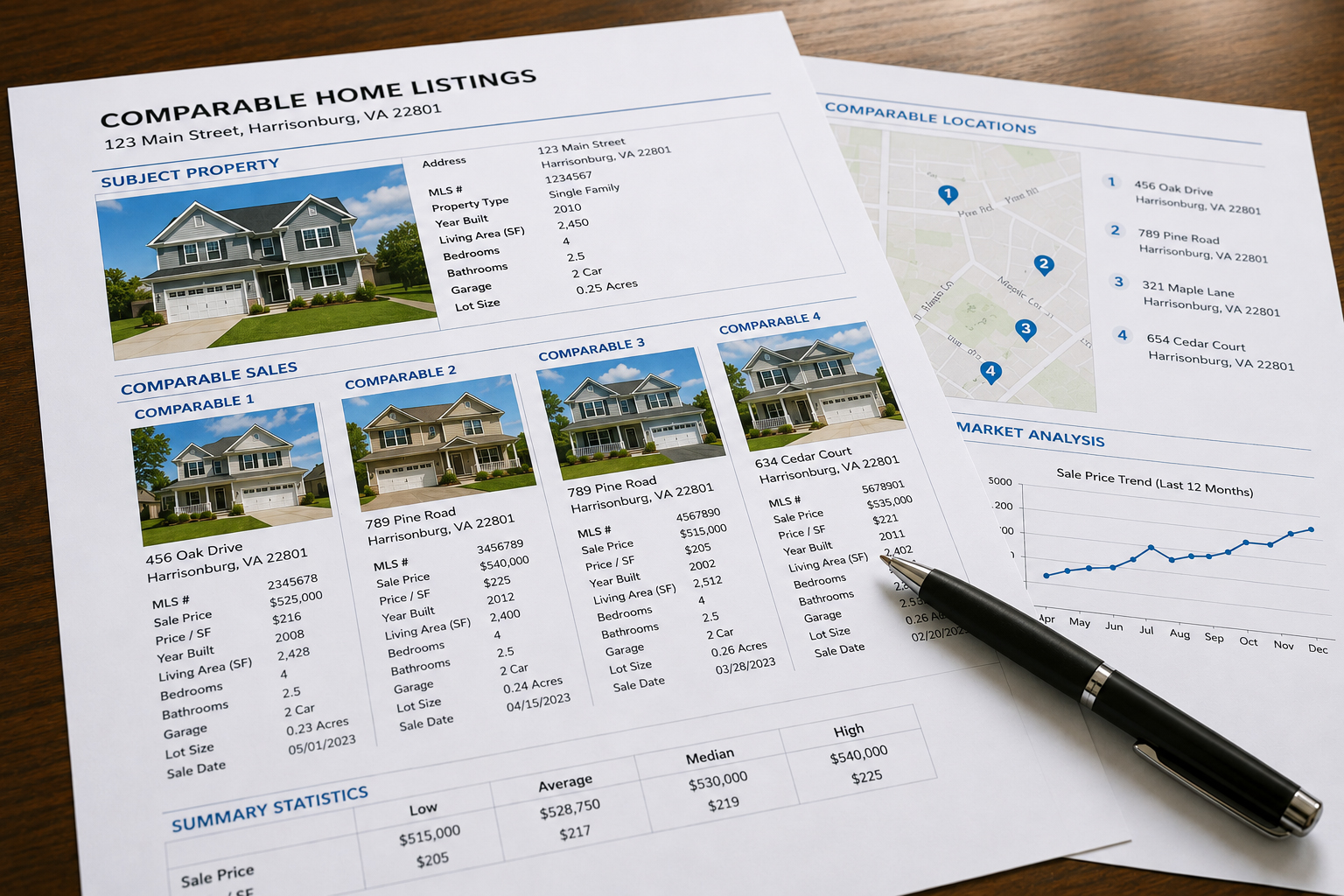 Comparable Listings