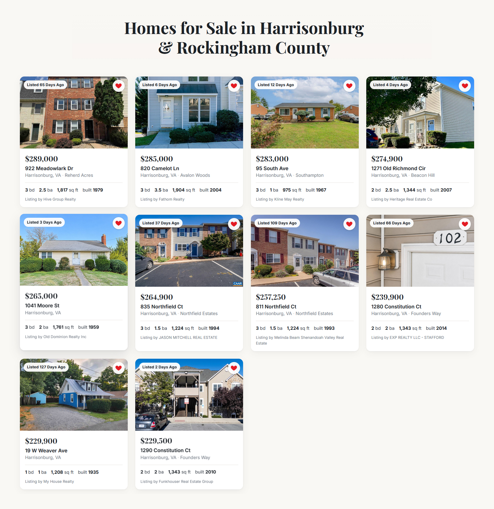 Homes for Sale