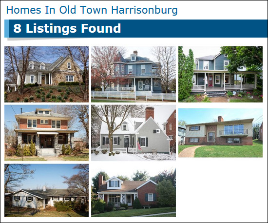 Homes in Old Town Harrisonburg