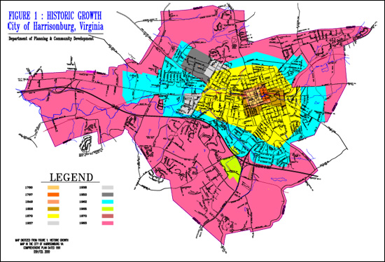 Harrisonburg Growth History