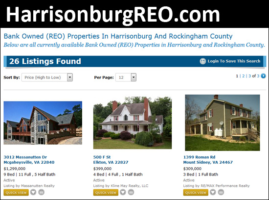 HarrisonburgREO.com