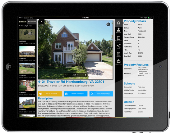 iPad Property View