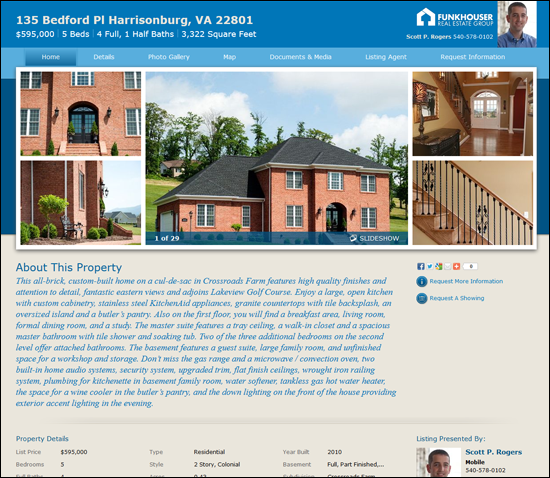 Individual Property Website