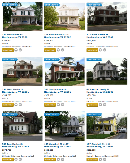 Investment Properties in Harrisonburg