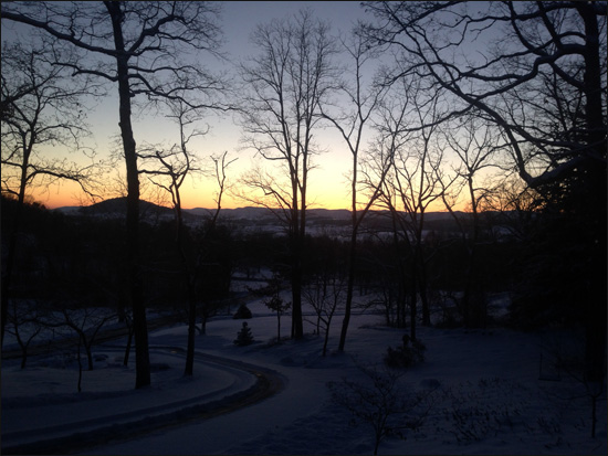 Sunset on Eversole Road