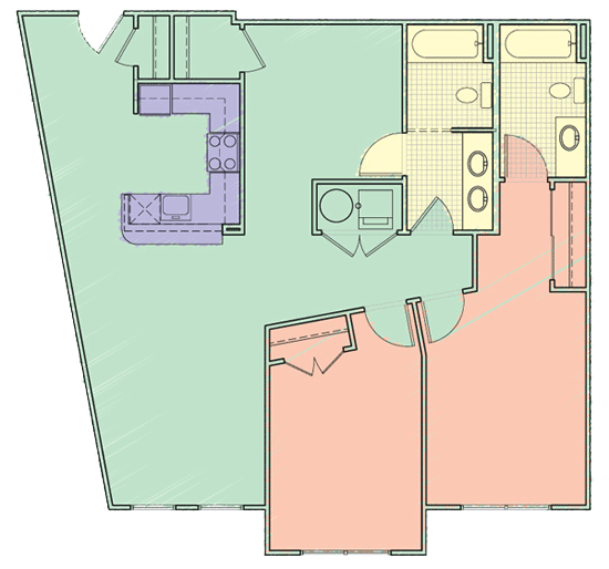 Urban Exchange sample floor plan