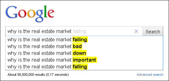 Why is the real estate market...